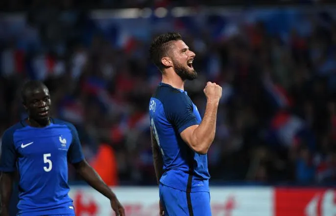 La madjer d&rsquo;Olivier Giroud contre l&rsquo;Écosse