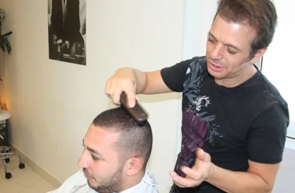 Rendez-vous chez le coiffeur de Ronaldo