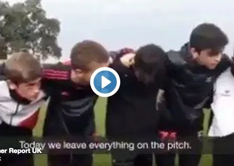 Un petit de 10 ans motive ses troupes avant un match des Newell&rsquo;s