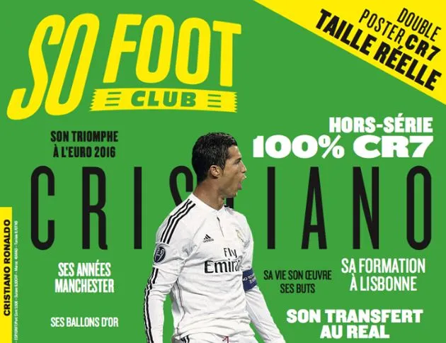 SO FOOT 100% Cristiano Ronaldo !