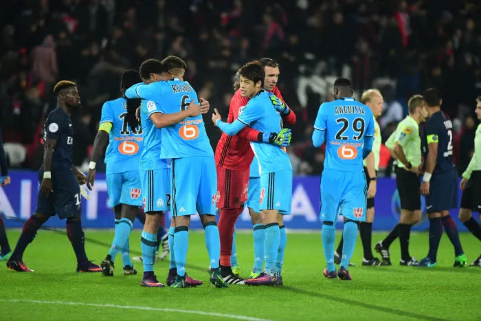 Les notes de l&rsquo;OM face au PSG