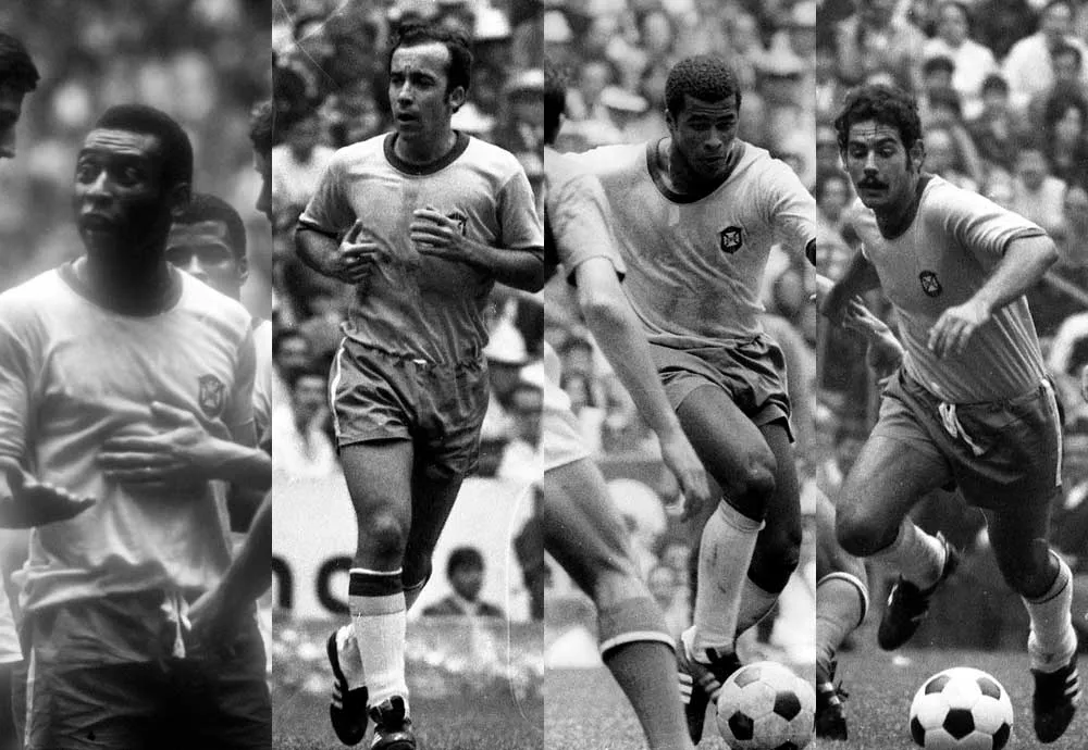 Les plus belles dream teams de l’histoire du foot &#8211; Brésil 70