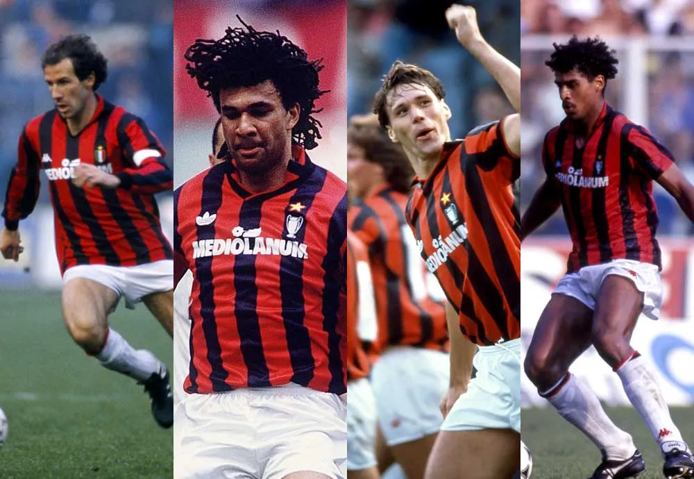 Les plus belles dream teams de l’histoire du foot &#8211; Milan 89