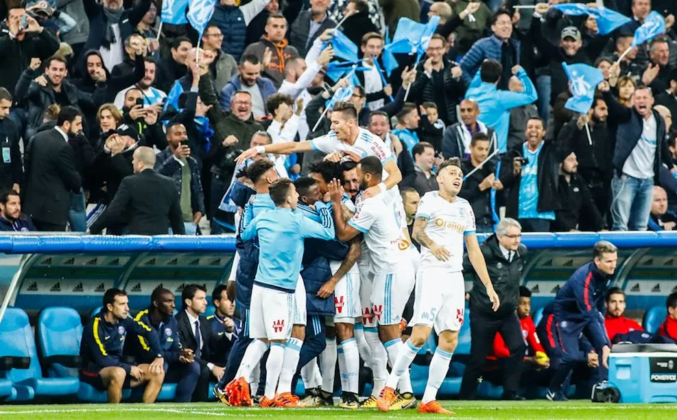 Les notes de l&rsquo;OM face au PSG