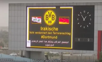 En Irak, Hommage Après L’attaque De Dortmund - Irak - Zawra'a Bagdad ...