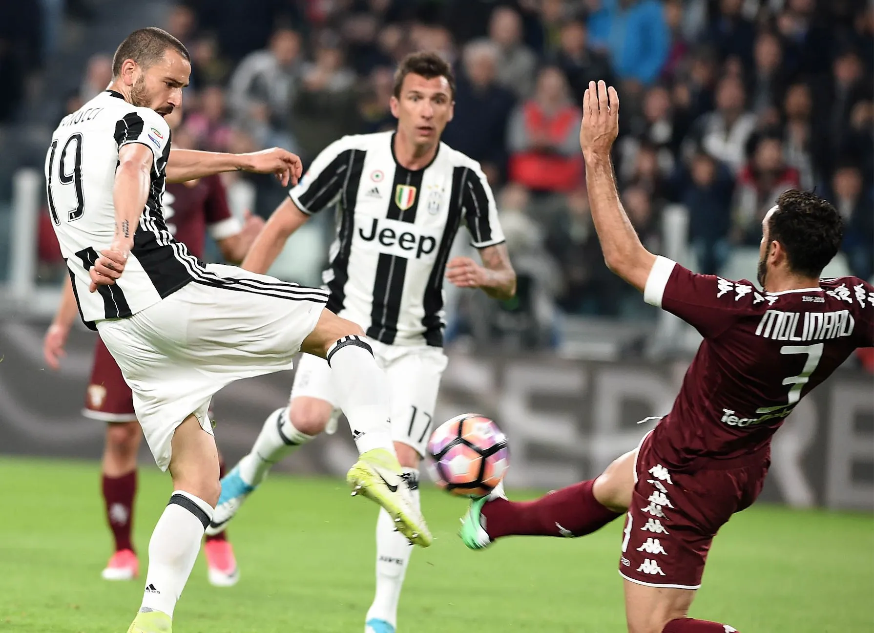 La Juve manque de se faire encorner