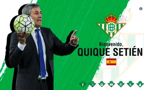 Quique Setién nouvel entraîneur du Betis