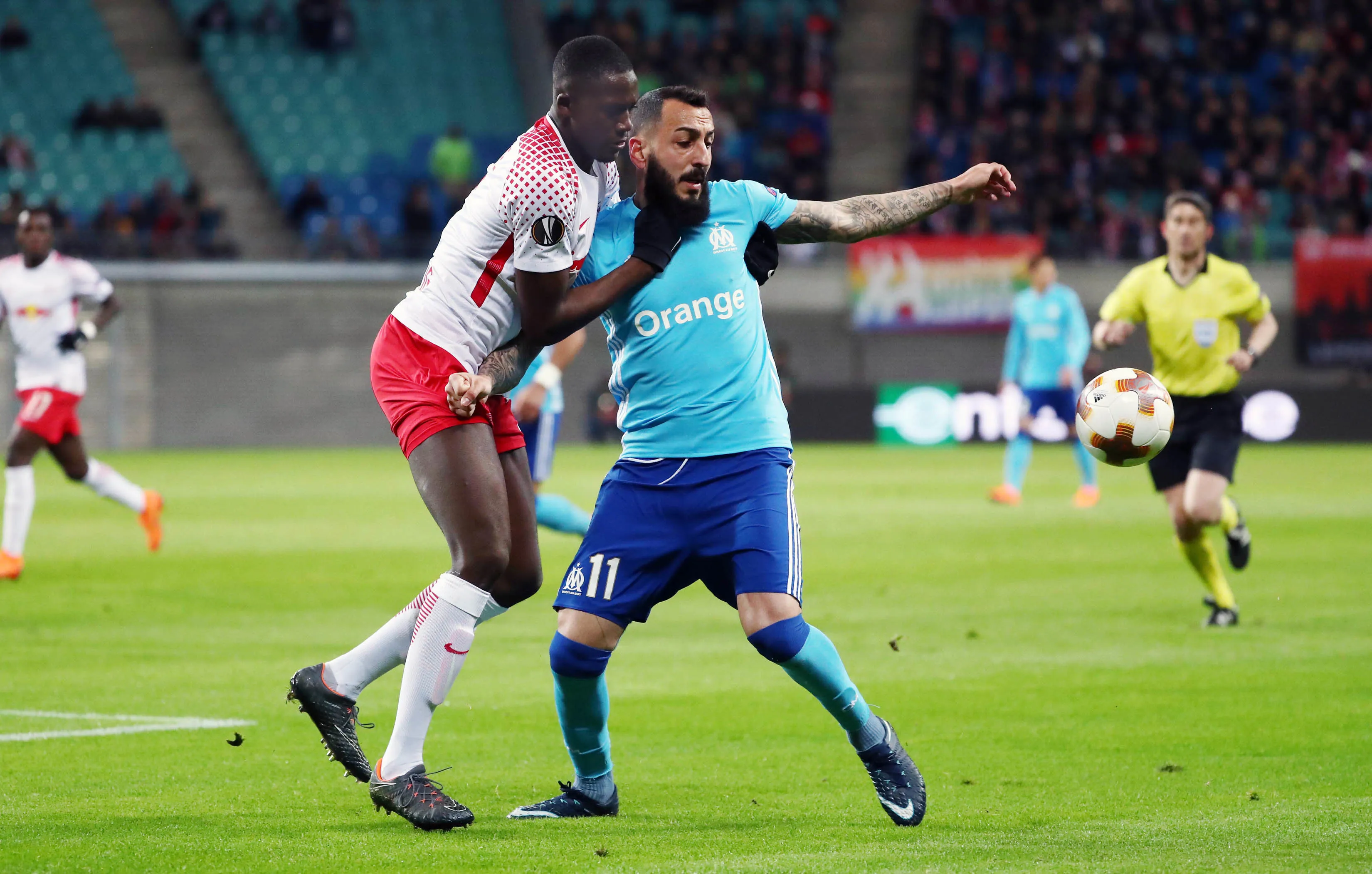 Les notes de Marseille contre Leipzig