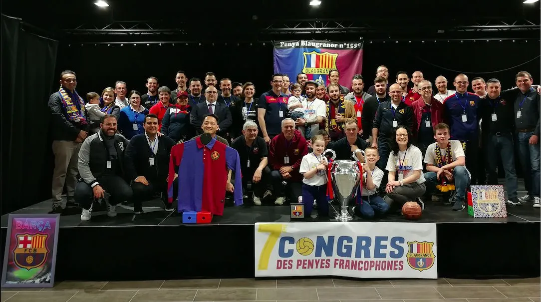 On était au Congrès des penyes francophones du Barça