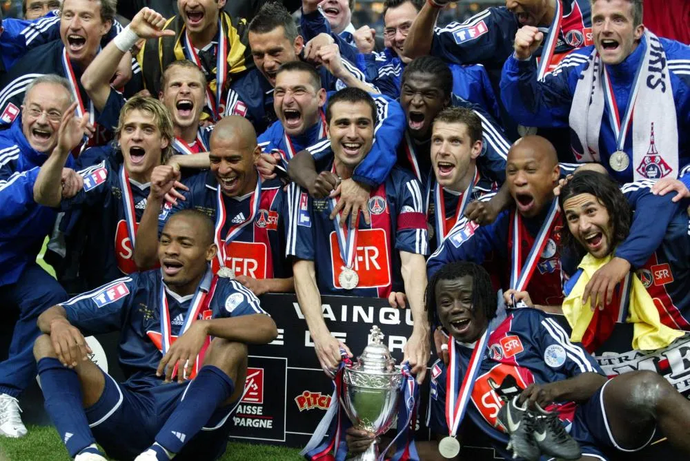 L&rsquo;équipe type des Parisiens qui ont soulevé la Coupe de France