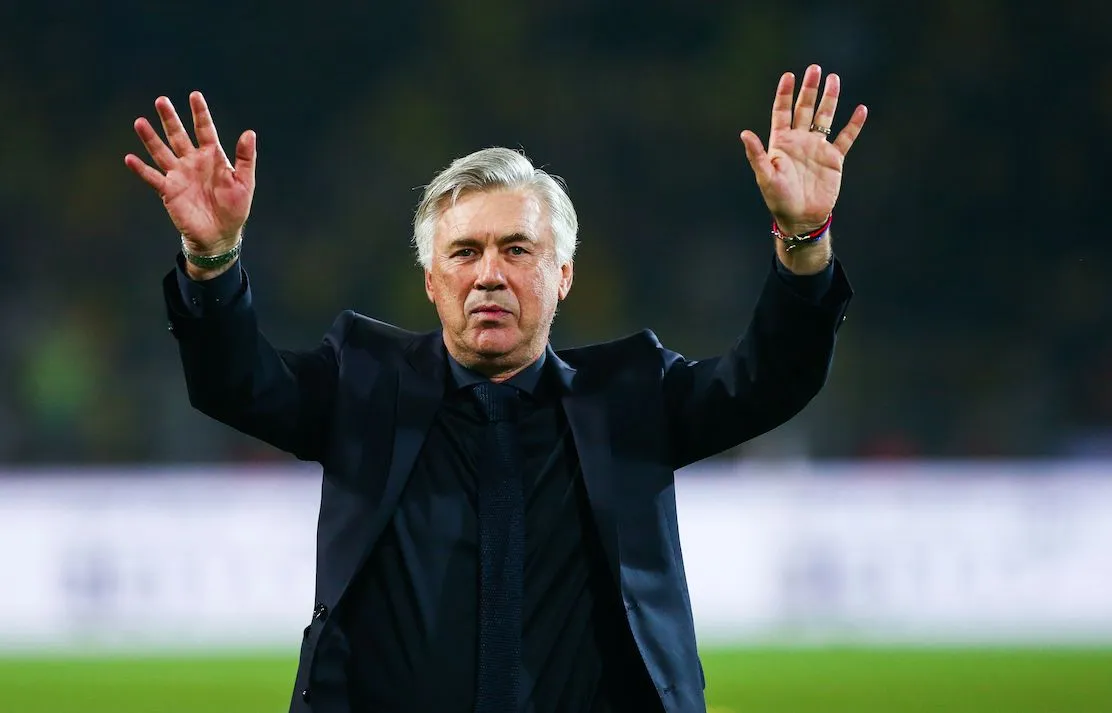 Carlo Ancelotti, le grand bleu