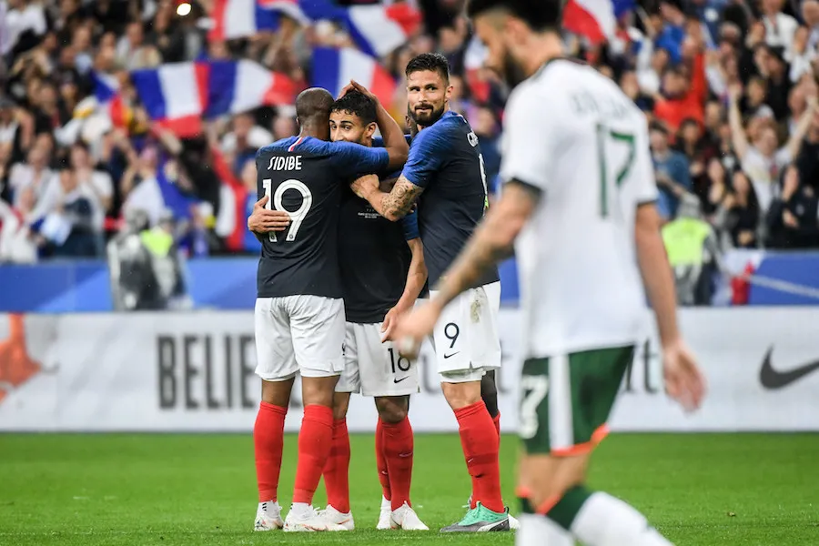 Les Bleus surfent sur l&rsquo;Irlande