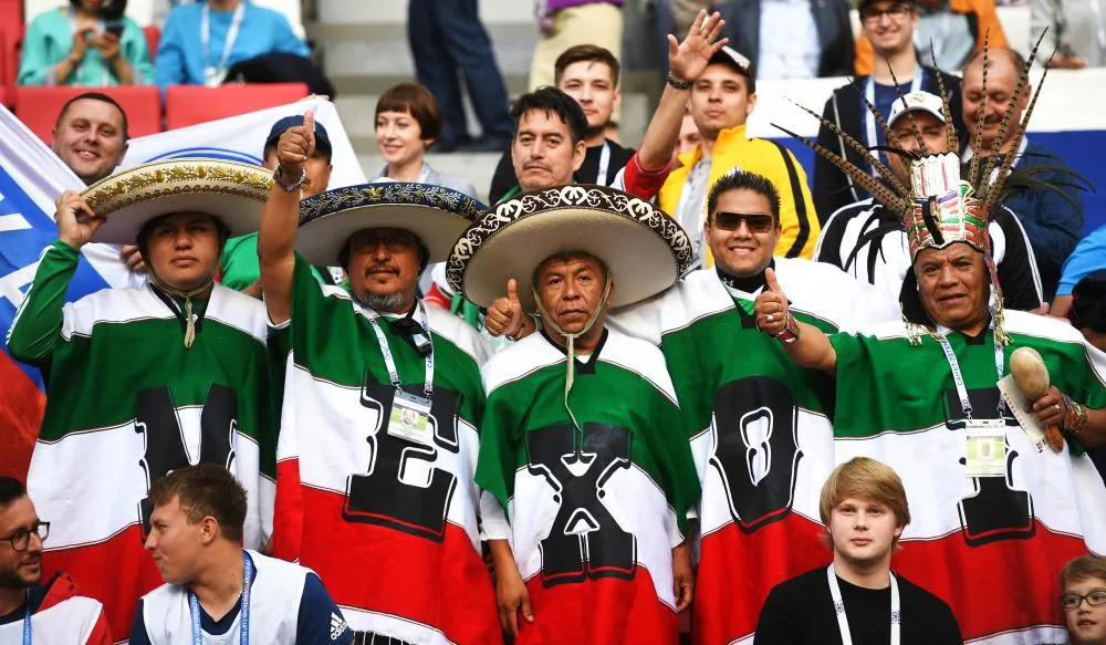 La liesse des supporters mexicains à Moscou