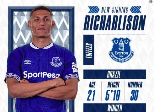 Everton casse sa tirelire pour Richarlison