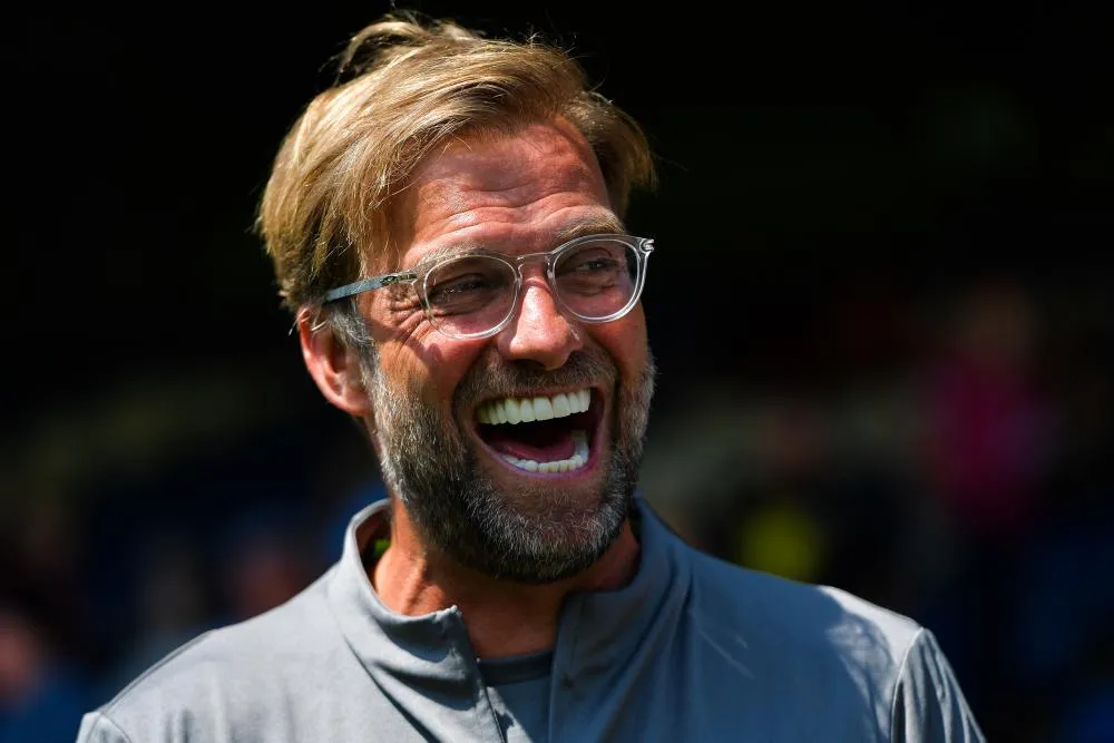 La célébration musclée de Jürgen Klopp