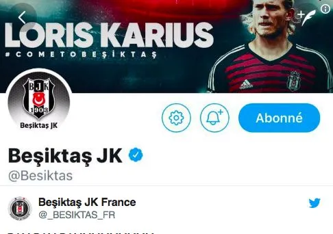 Karius file à Beşiktaş