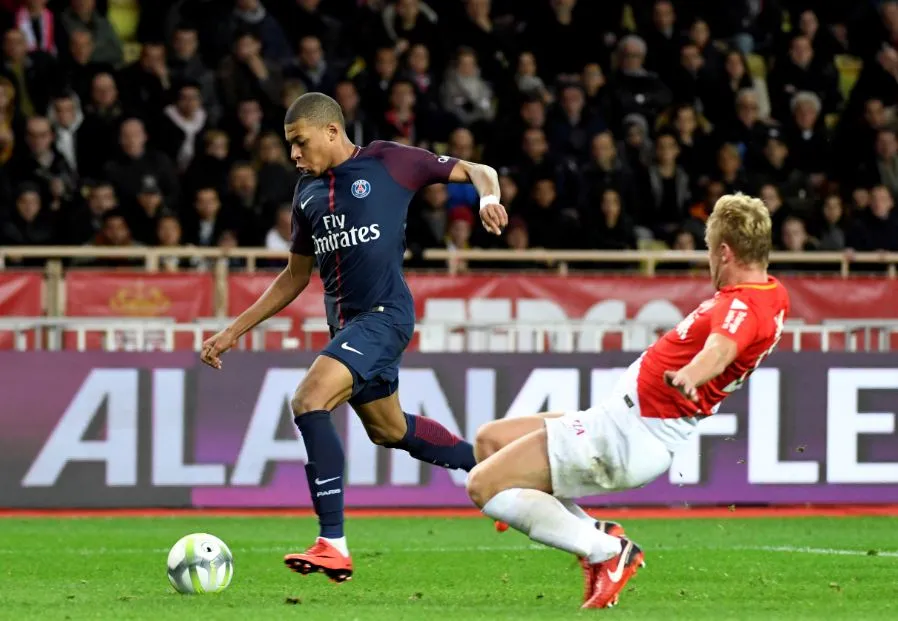 Mbappé, drôle de trace