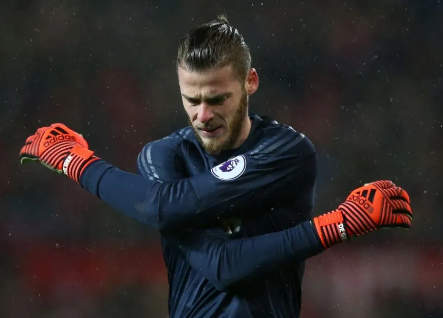 De Gea, l&rsquo;imperméable