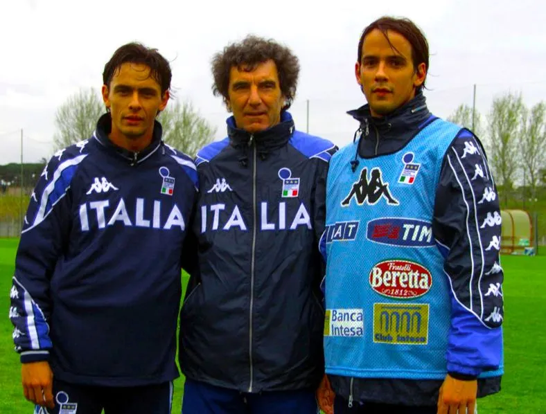 Pippo et Simone Inzaghi, onze minutes de bonheur