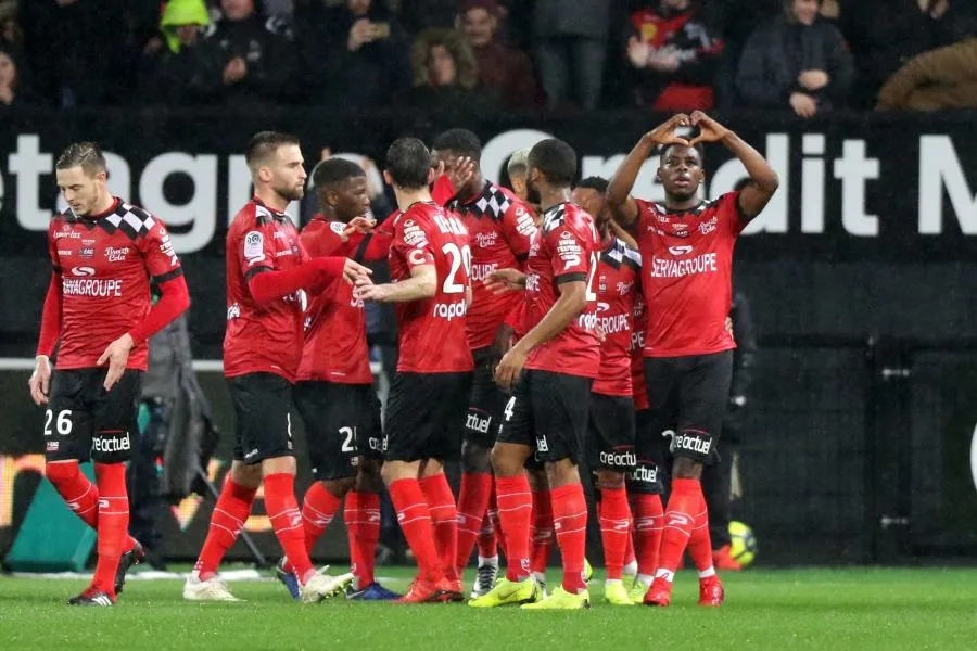 Guingamp punit Rennes, Lyon gratte un point à Toulouse