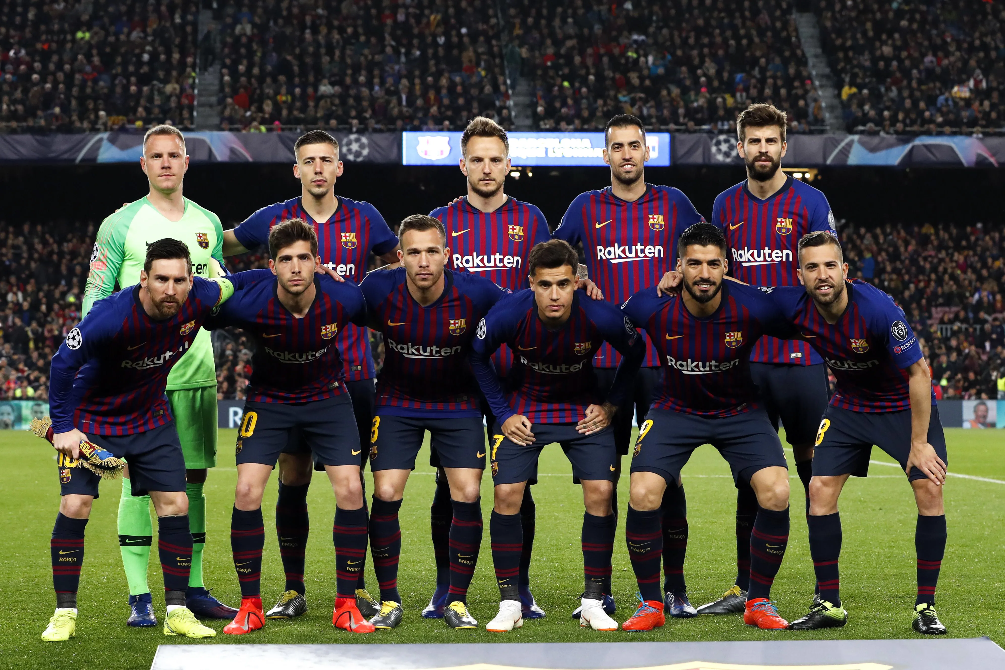 Les cinq hommes du titre 2019 du Barça