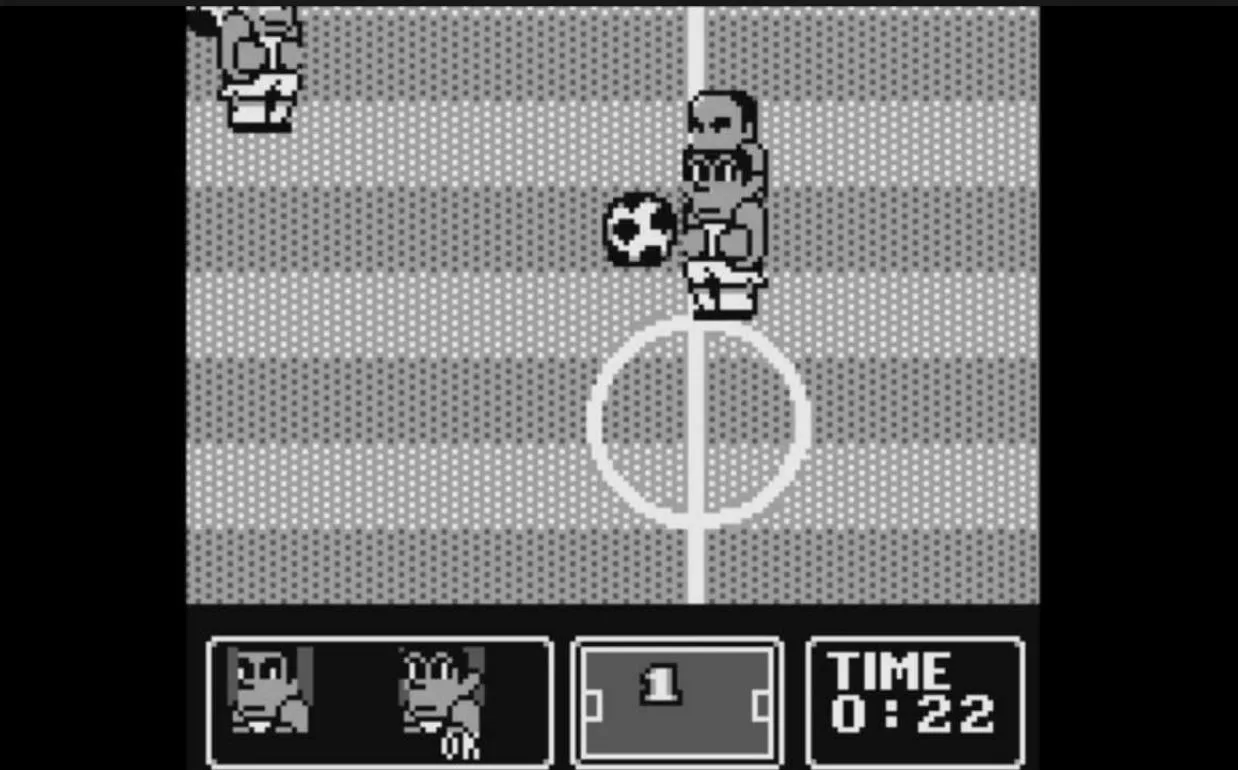 À quoi ressemblaient les jeux de foot sur la première Game Boy ?