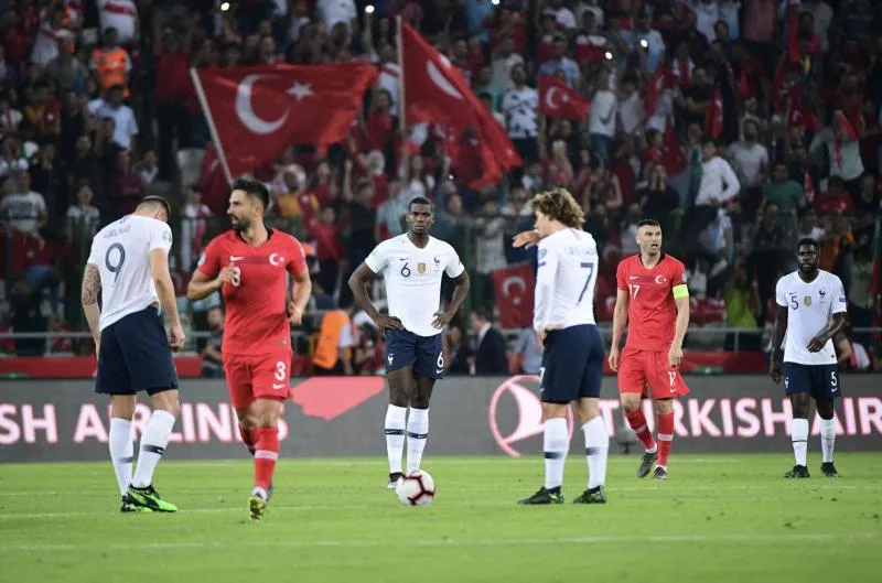 Les Bleus perdent la boule en Turquie