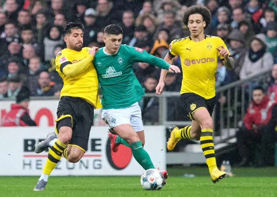 Dortmund accable le Werder, Gladbach s&rsquo;en mord les doigts