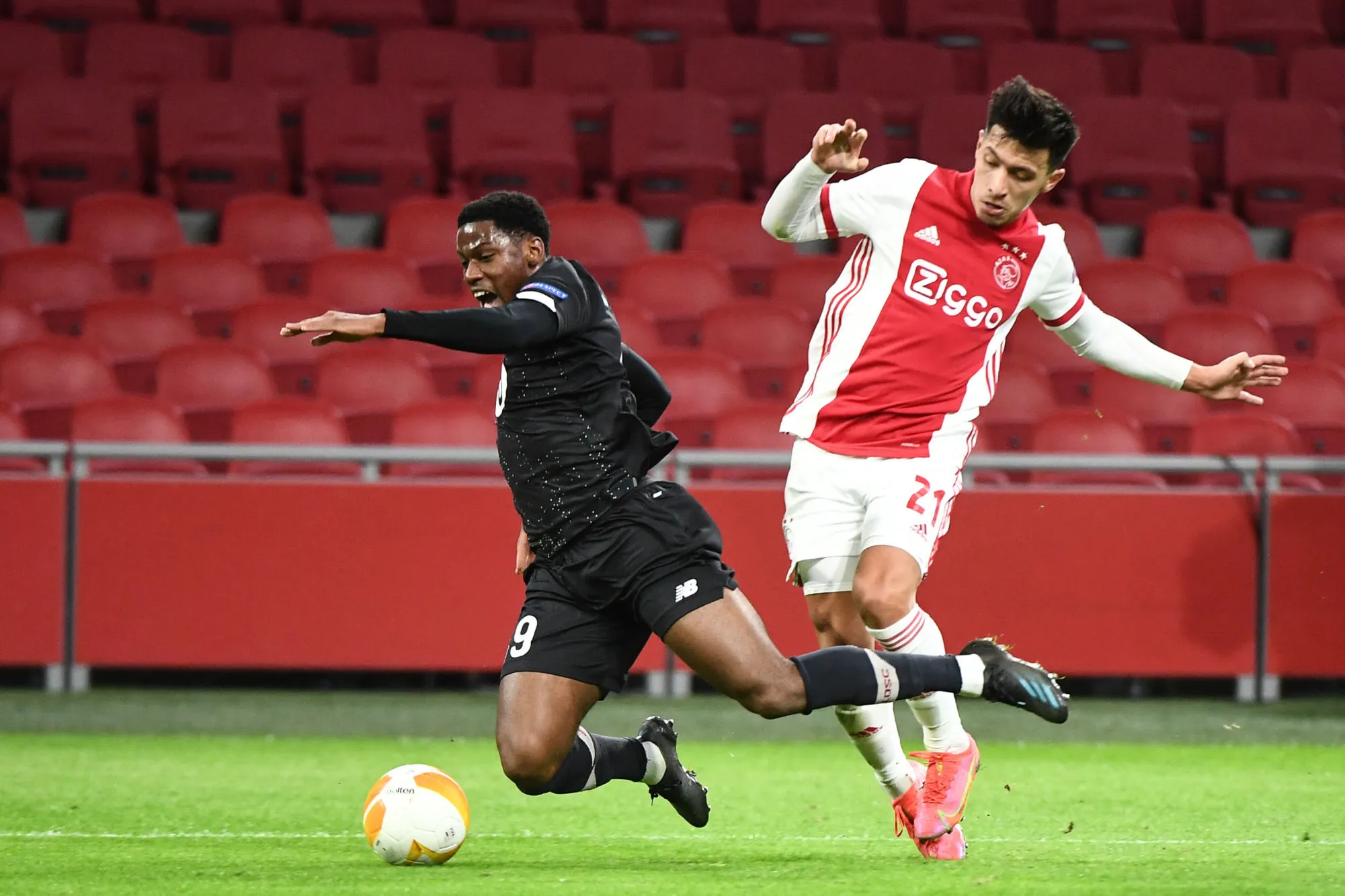 Lille éliminé par l&rsquo;Ajax Amsterdam après une belle bataille