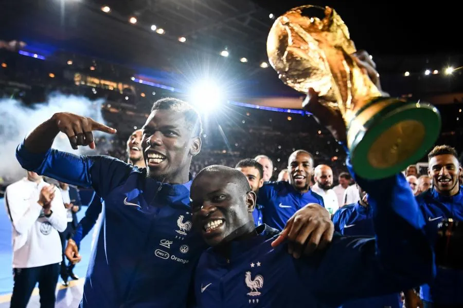 N&rsquo;Golo Kanté-Paul Pogba, binôme invincible de l&rsquo;équipe de France