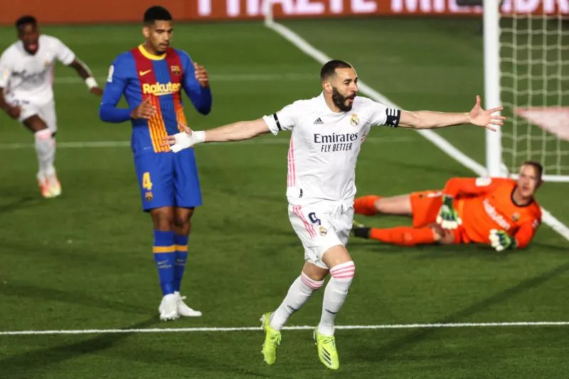 Karim Benzema, magnifique contre Barcelone et tête pensante