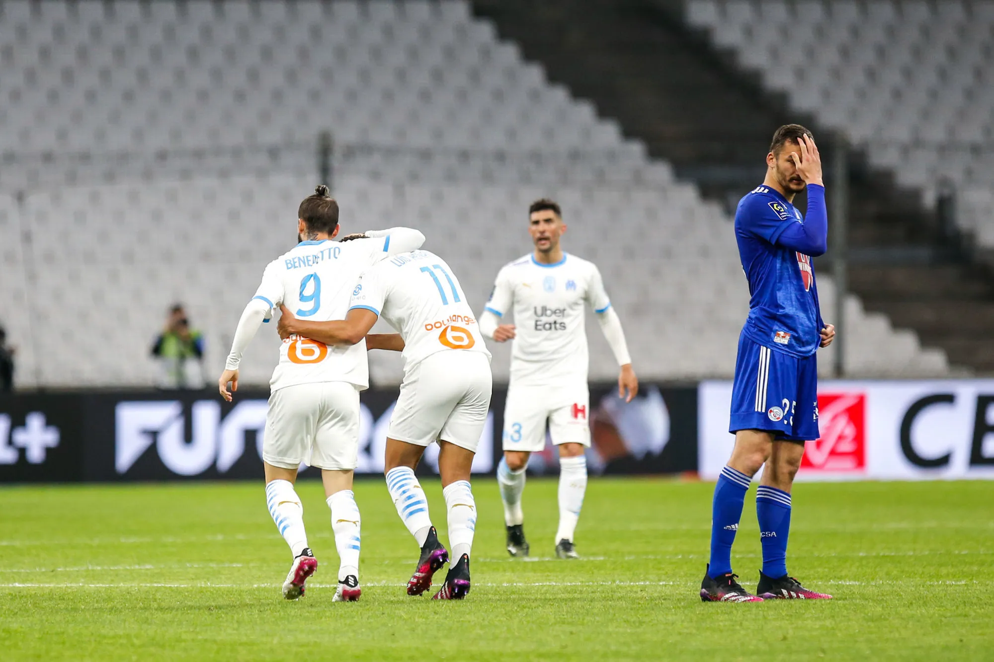 L&rsquo;OM accroche Strasbourg dans le Sampaoli time