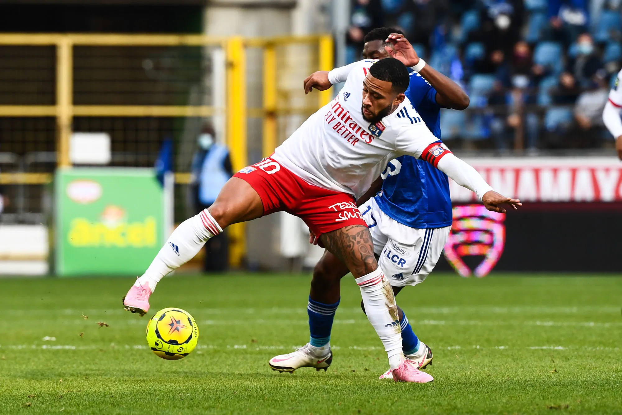 La tournée de Memphis Depay, excellent et décisif contre Strasbourg