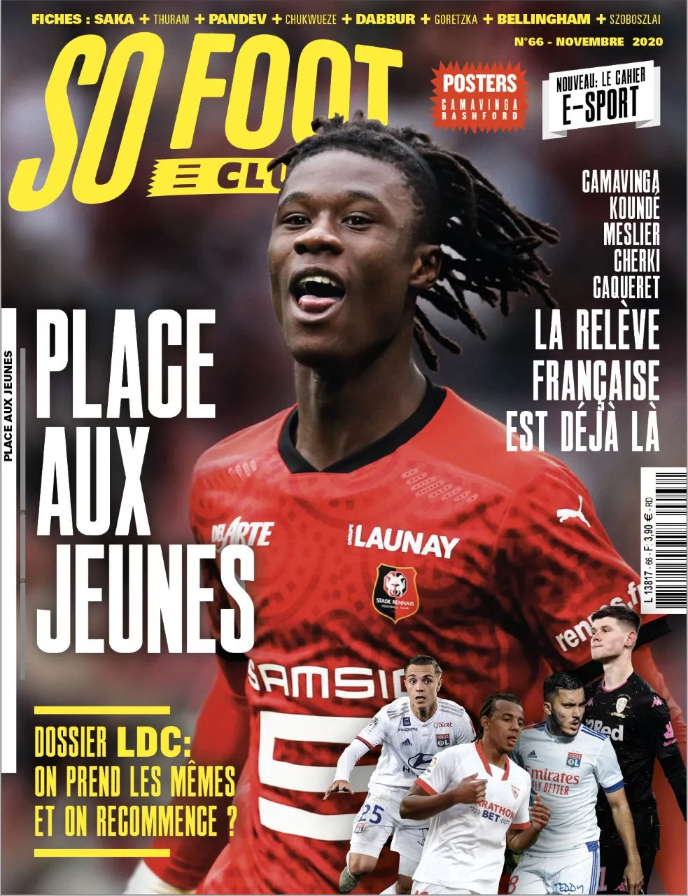 Camaving, Cherki, Koundé, l&rsquo;e-sport : le sommaire du nouveau SO FOOT CLUB !