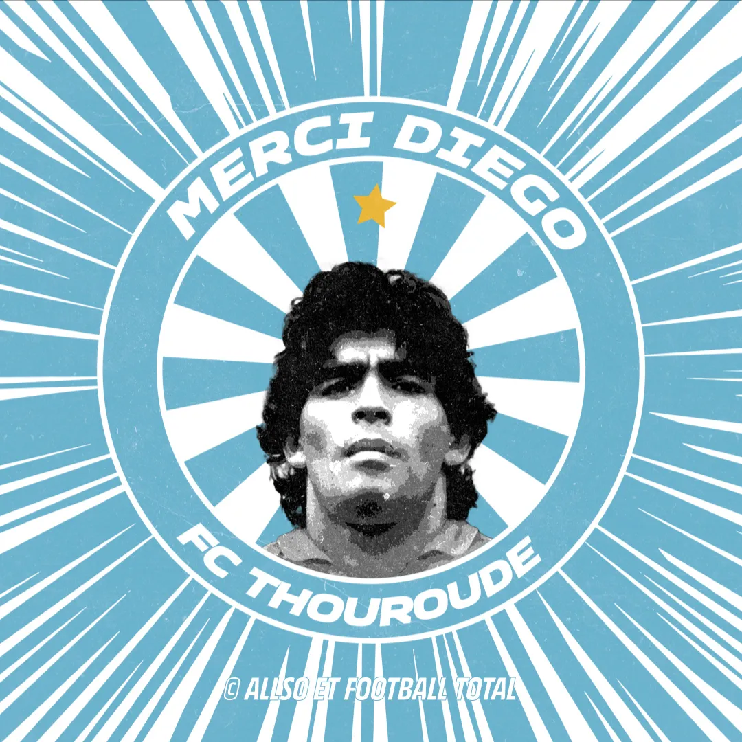 Le FC Thouroude rend hommage à Diego Maradona