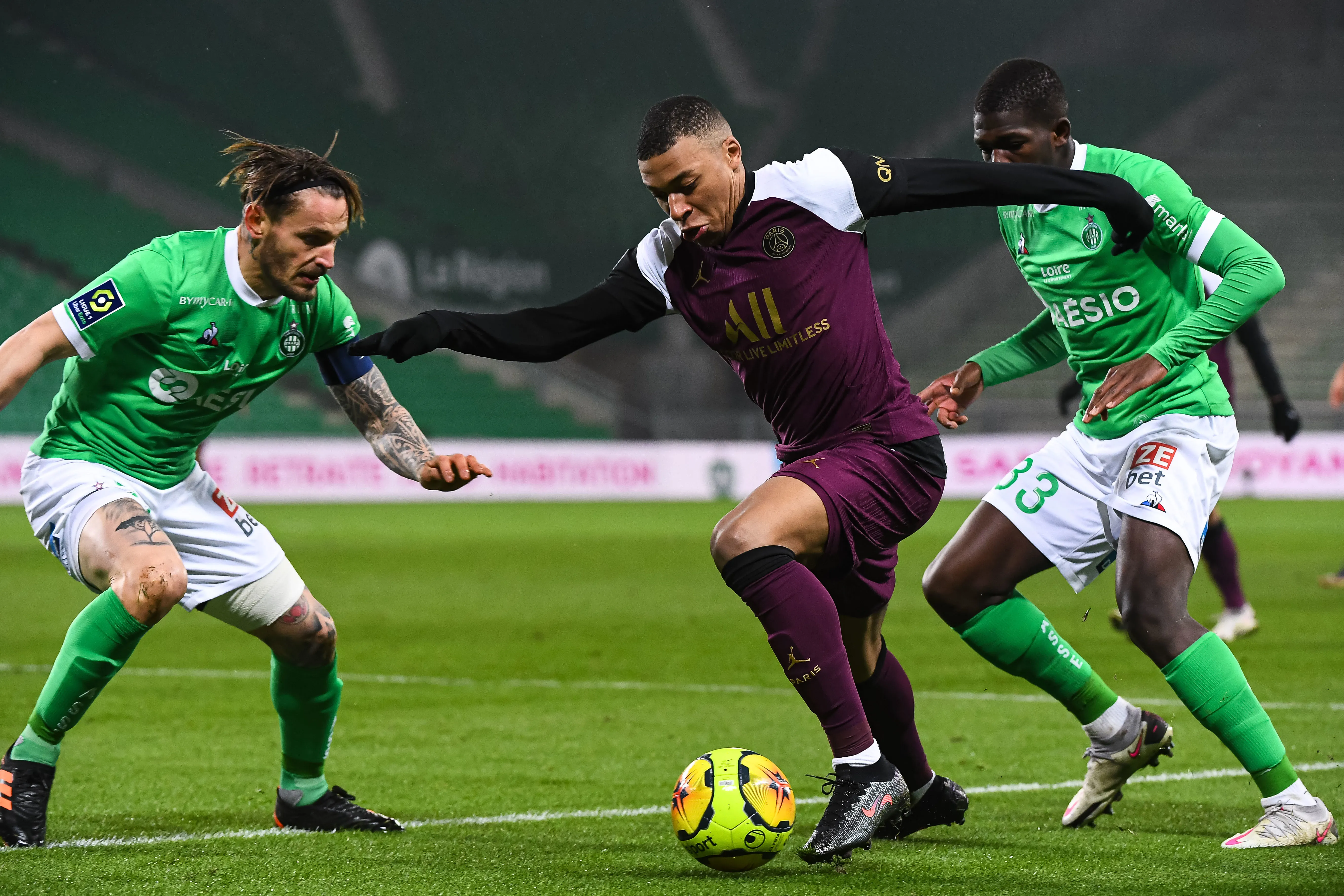 Paris impuissant à Saint-Étienne