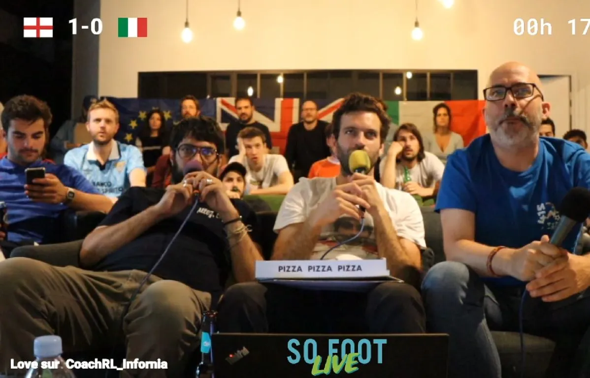 En direct : Italie &#8211; Angleterre sur le canapé de la rédac avec Alex de TrashTalk