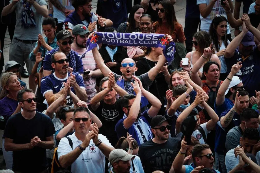 On était aux célébrations du titre de Toulouse