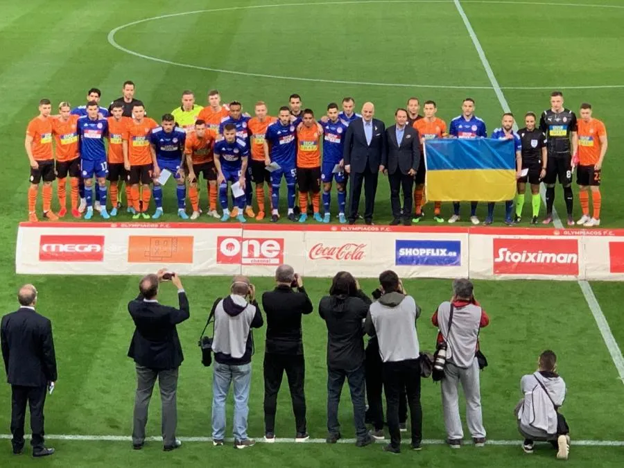 En Grèce, le Shakhtar Donetsk entame une tournée pour la paix