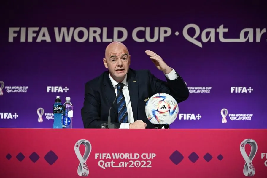 Gianni Infantino : «<span style="font-size:50%">&nbsp;</span>Aujourd’hui, je me sens qatari, arabe, africain, homosexuel, handicapé, travailleur migrant<span style="font-size:50%">&nbsp;</span>»