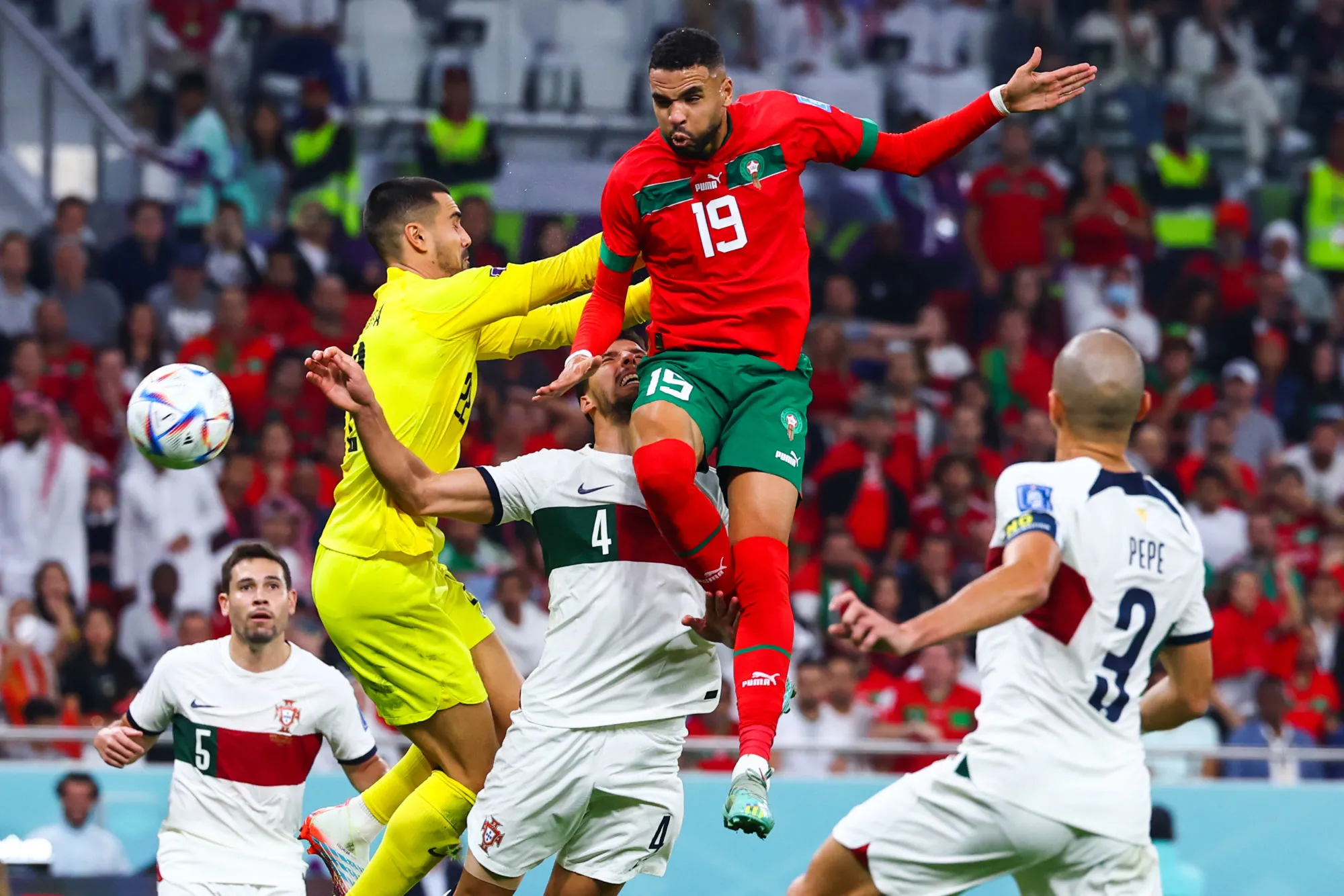 Les notes du Maroc contre le Portugal