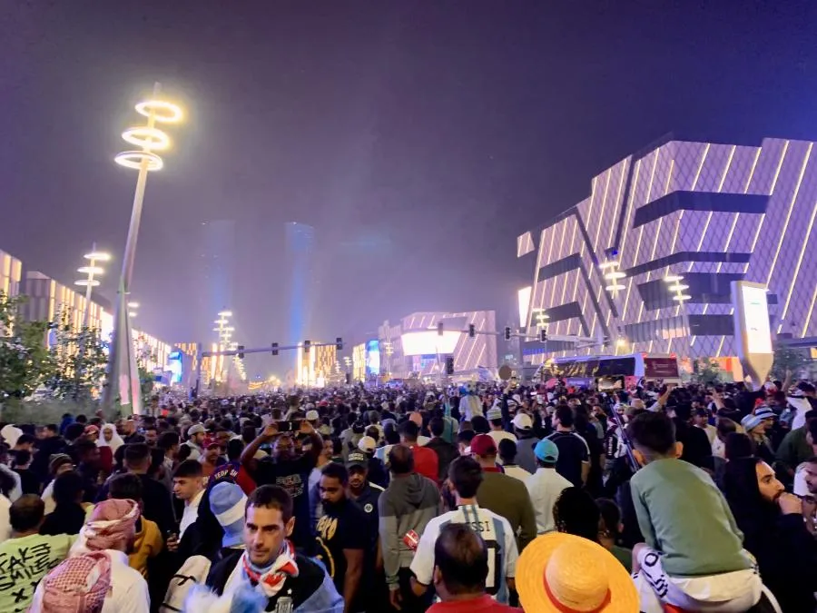 Argentine-France : On était au milieu des célébrations à Lusail Boulevard