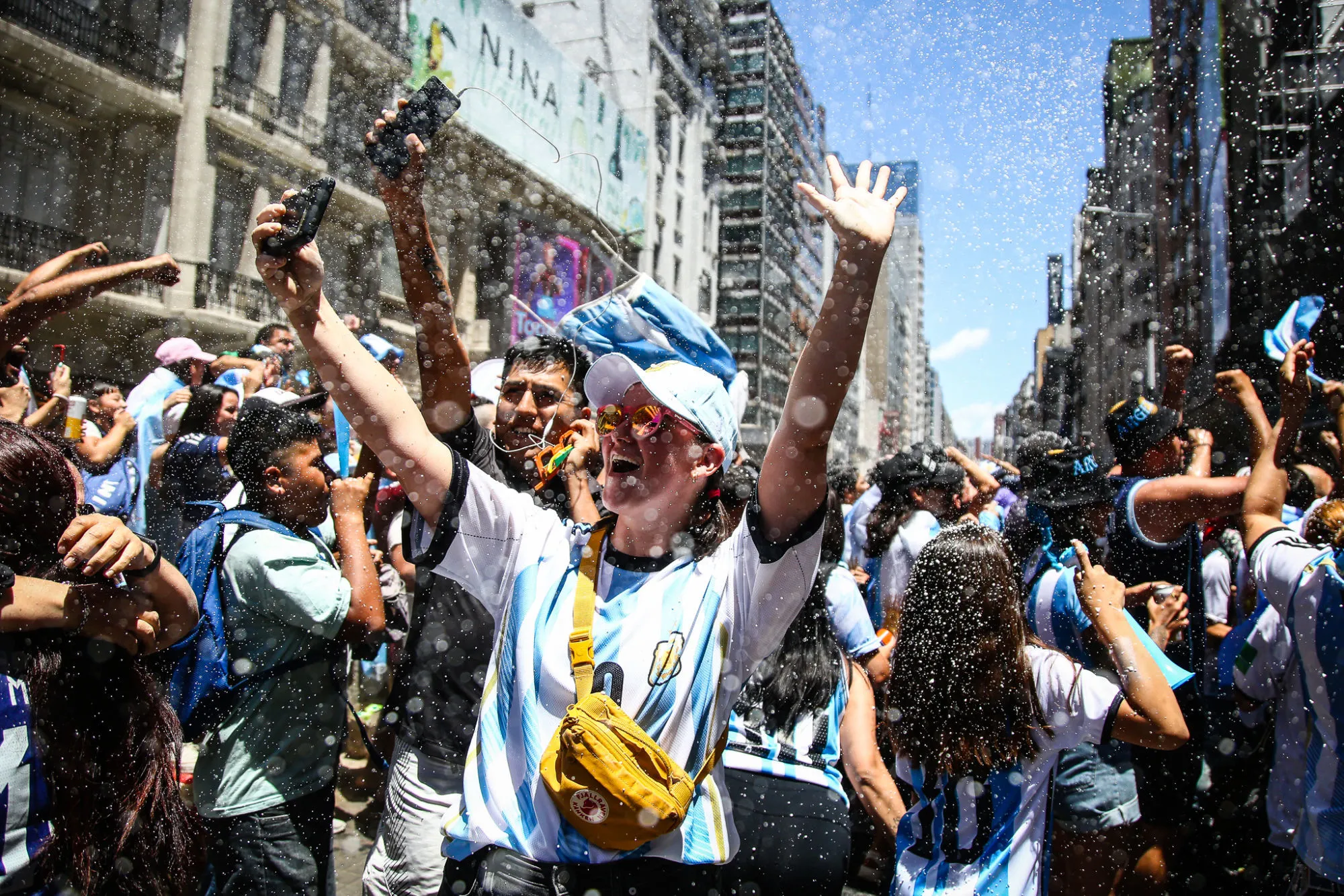 La folle célébration des Argentins